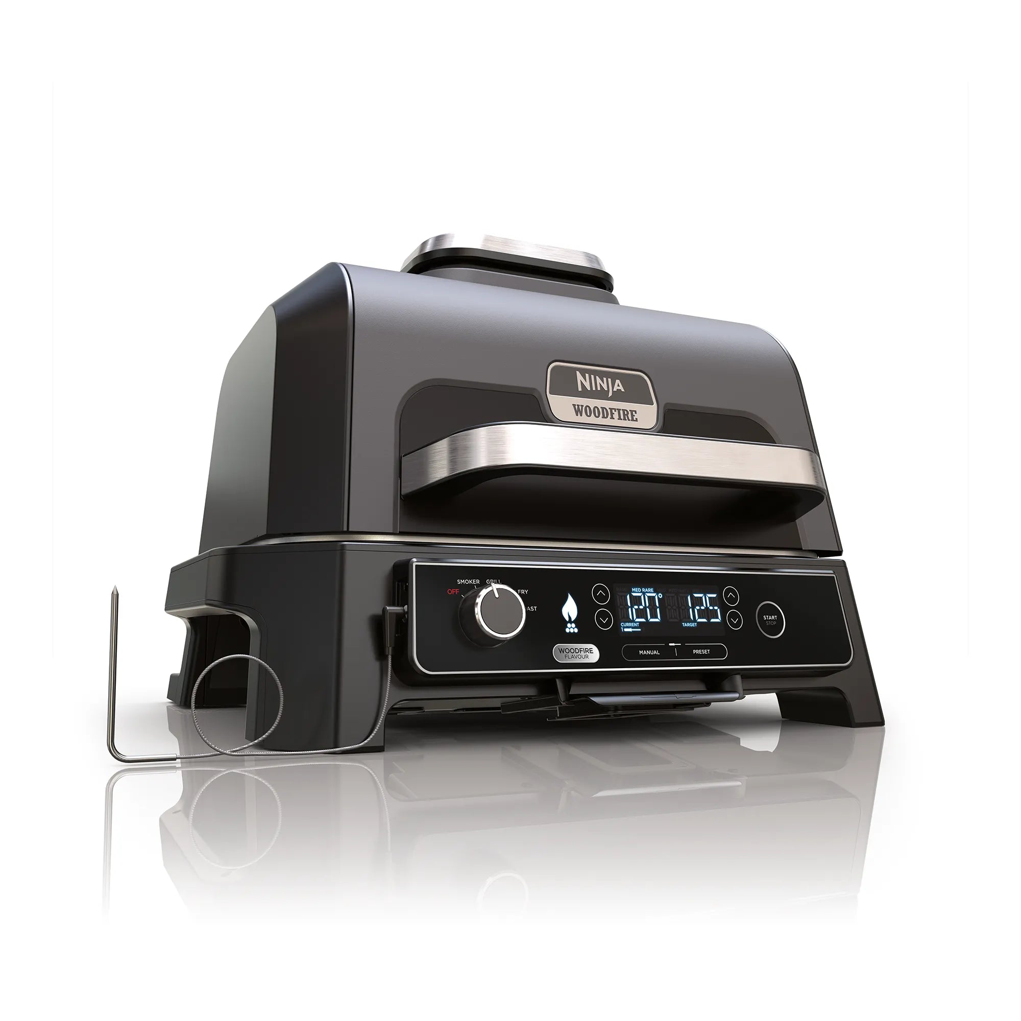 Ninja Woodfire Pro XL户外电烧烤炉和烟熏炉